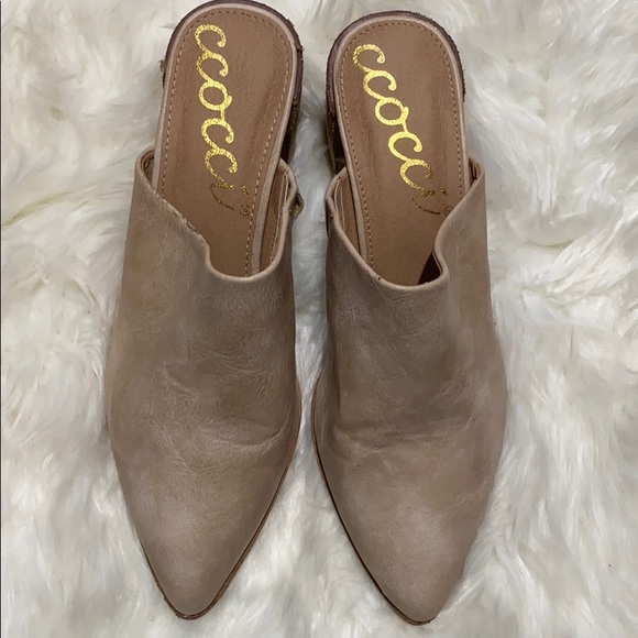 CCOCCI Shoes - Ccocci Leather Nude Mules. Women’s size 10